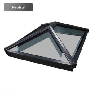 Roof lantern with neutral glass